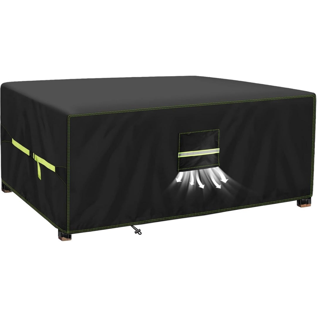 abdeckung gartenmoebel winterfest 420d oxford abdeckplane gartenmoebel 250x210x90cm abdeckhaube tischabdeckung mit belueftungsoeffnungen wasserdicht ultraviolett-bestaendig fuer gartentisch sitzgruppe