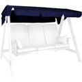 sonnendach fuer hollywoodschaukel swingtex blau 193 x 130 cm passend fuer viele hollywoodschaukeln schaukeldach made in germany waschbarer stoff