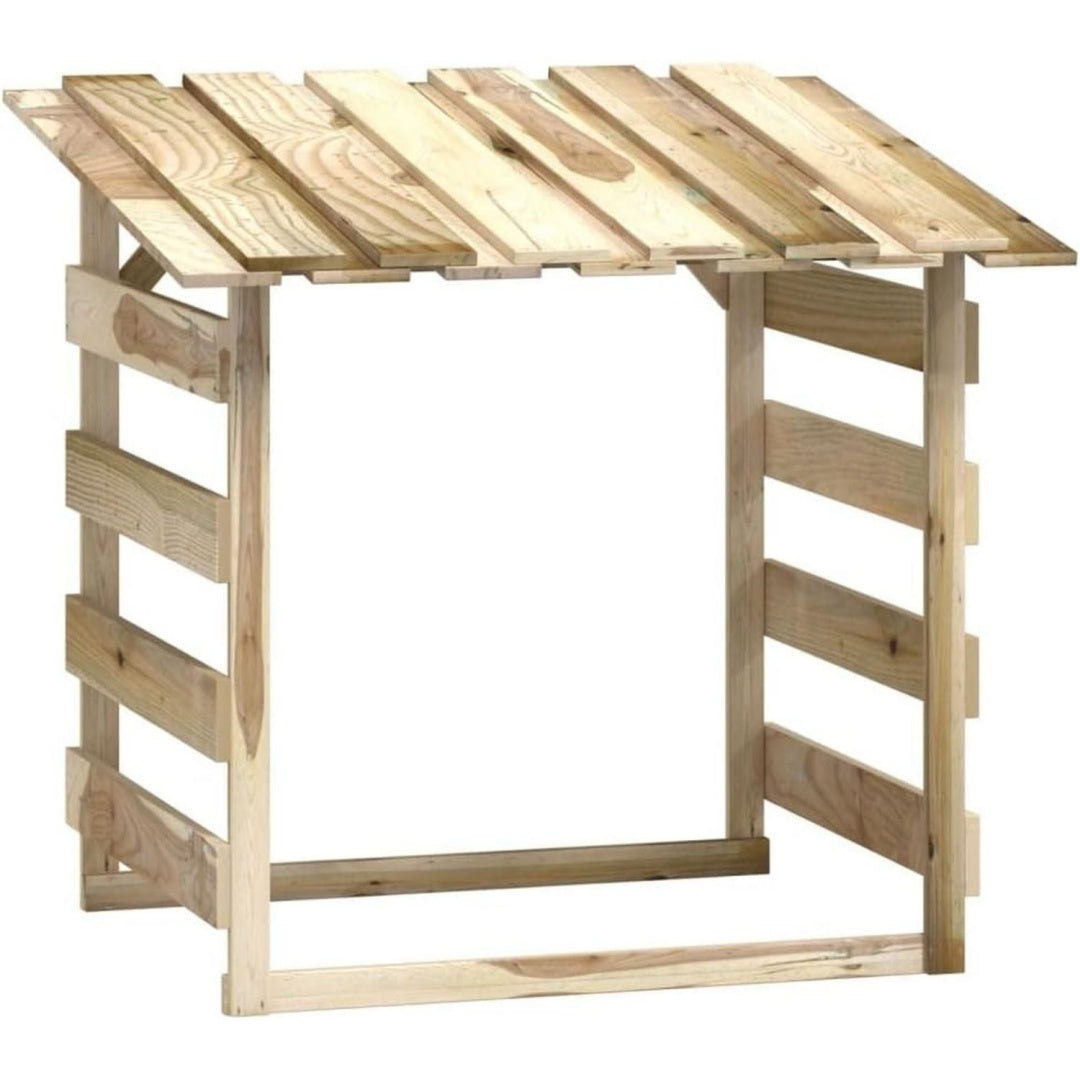 pergolen mit dach 4 stk 100x90x100 cm kiefernholz impraegniert